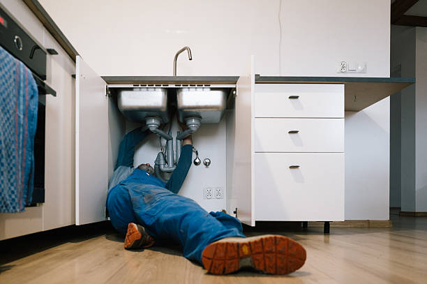Professional Plumbing technician working in Wesley, AR